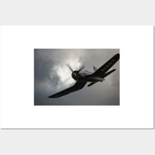 Red Bull Chance Vought F4U-4 Corsair Posters and Art